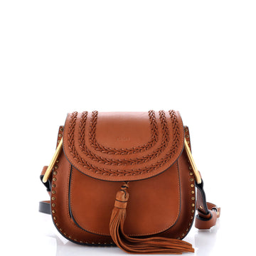Chloe Hudson Handbag Whipstitch Leather Small