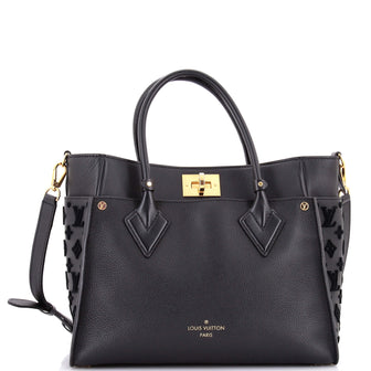 Louis Vuitton On My Side Tote Monogram Tuffetage Leather MM
