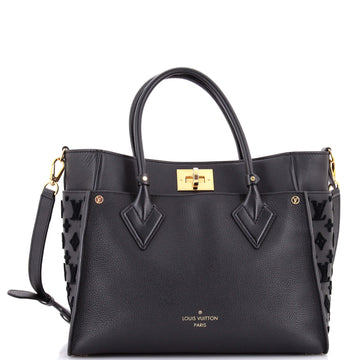 Louis Vuitton On My Side Tote Monogram Tuffetage Leather MM