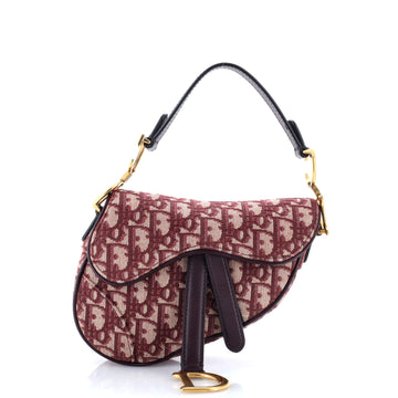 Christian Dior Saddle Handbag Oblique Canvas Mini