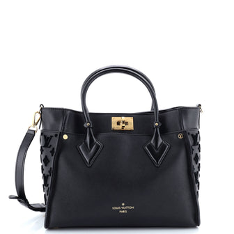 Louis Vuitton On My Side Tote Monogram Tuffetage Leather MM