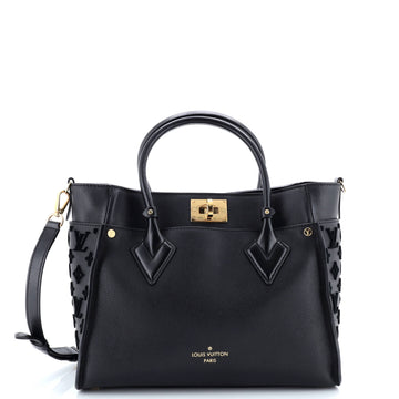 Louis Vuitton On My Side Tote Monogram Tuffetage Leather MM