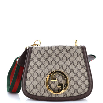 Gucci Blondie NM Top Handle Bag GG Coated Canvas Medium