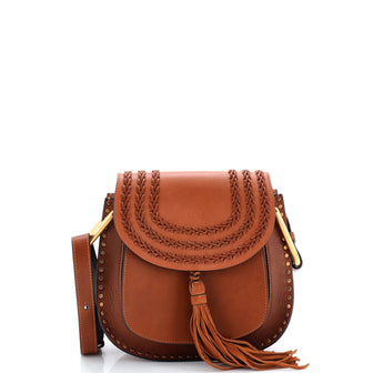 Chloe Hudson Handbag Whipstitch Leather Small