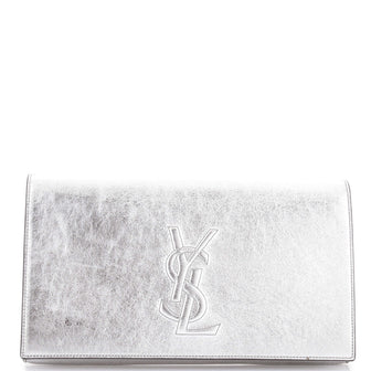 Saint Laurent Belle de Jour Clutch Leather Large