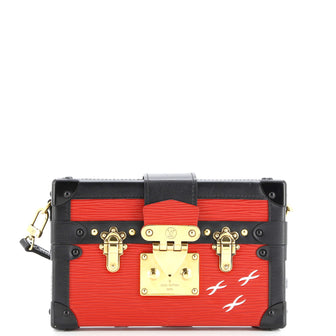 Louis Vuitton Petite Malle Handbag Epi Leather