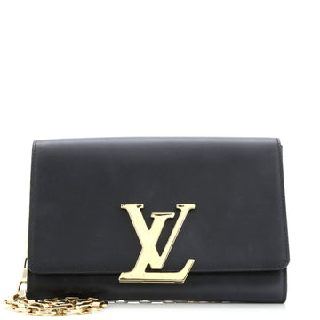 Louis Vuitton Chain Louise Clutch Leather GM