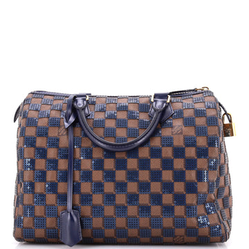 Louis Vuitton Speedy Handbag Damier Paillettes 30