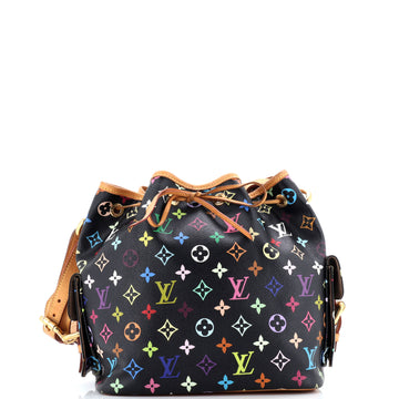Louis Vuitton Petit Noe Handbag Monogram Multicolor