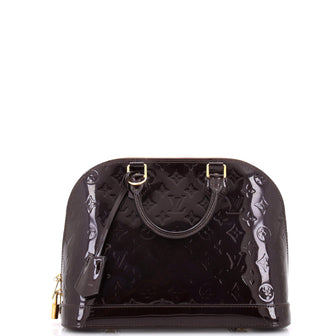 Louis Vuitton Alma Handbag Monogram Vernis PM
