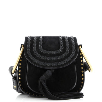 Chloe Hudson Handbag Whipstitch Suede Mini