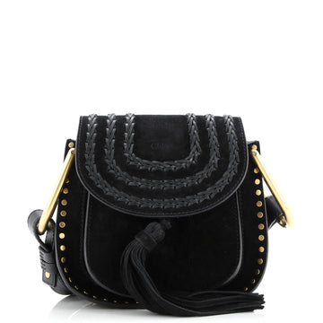 Chloe Hudson Handbag Whipstitch Suede Mini