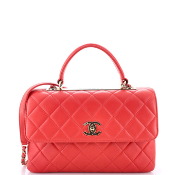 Chanel Trendy CC Top Handle Bag Quilted Lambskin Medium
