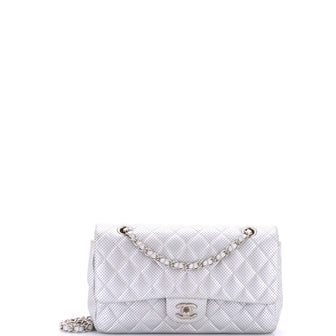 Chanel Classic Double Flap Bag Quilted Perforated Lambskin Medium