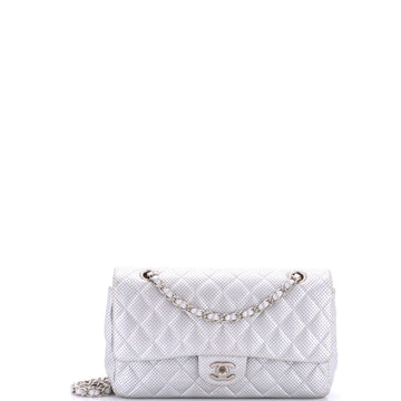 Chanel Classic Double Flap Bag Quilted Perforated Lambskin Medium