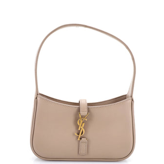 Saint Laurent Le 5 a 7 Hobo Leather Mini