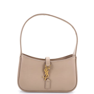 Saint Laurent Le 5 a 7 Hobo Leather Mini