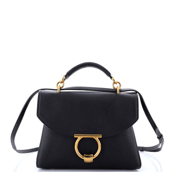 Salvatore Ferragamo Margot Satchel Leather Small