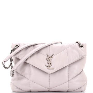 Saint Laurent Loulou Puffer Shoulder Bag Quilted Leather Medium