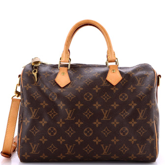 Louis Vuitton Speedy Bandouliere Bag Monogram Canvas 30