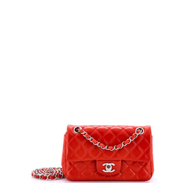 Chanel Classic Single Flap Bag Quilted Lambskin Mini