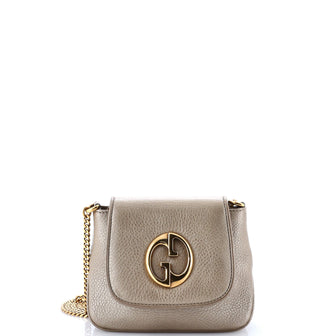Gucci 1973 Chain Shoulder Bag Leather Small