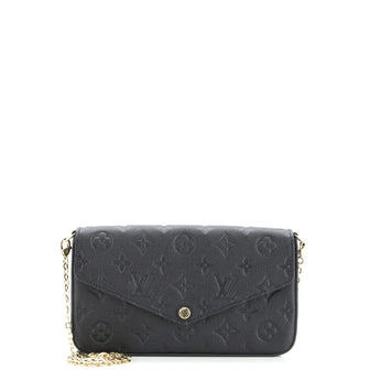 Louis Vuitton Felicie Pochette Monogram Empreinte Leather
