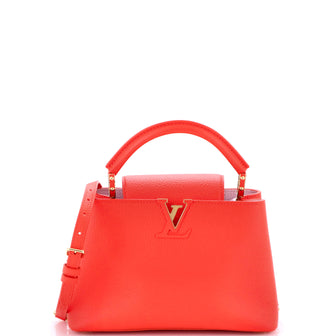 Louis Vuitton Braided Chain Capucines Bag Taurillion Leather BB