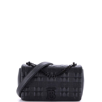 Burberry Lola Shoulder Bag Quilted Lambskin Small