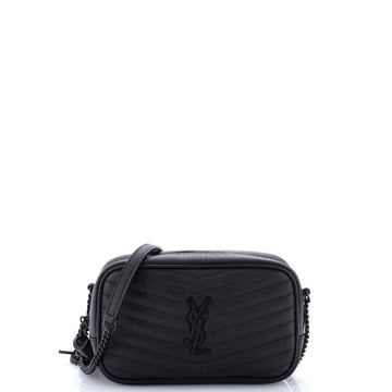 Saint Laurent Lou Camera Bag Matelasse Chevron Leather Mini
