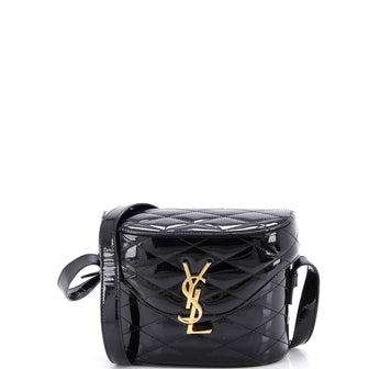 Saint Laurent June Box Bag Quilted Patent