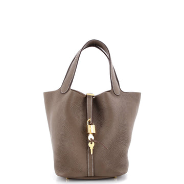 Hermes Picotin Lock Bag Clemence MM