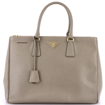 Prada Double Zip Lux Tote Saffiano Leather Large