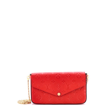 Louis Vuitton Felicie Pochette Monogram Empreinte Leather