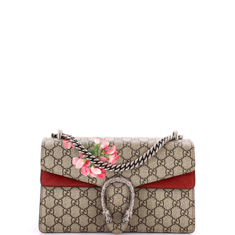 Gucci Dionysus Bag Blooms Print GG Coated Canvas Small