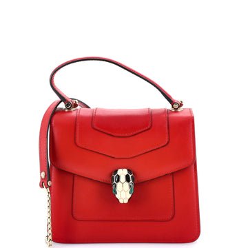 Bvlgari Serpenti Forever Top Handle Bag Leather Small