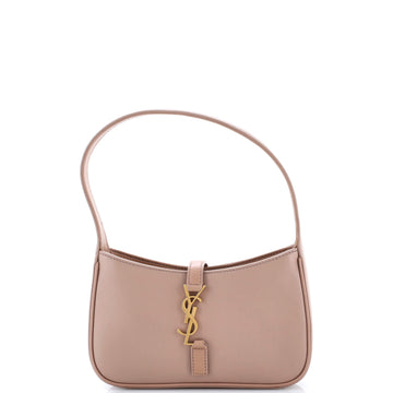 Saint Laurent Le 5 a 7 Hobo Leather Mini