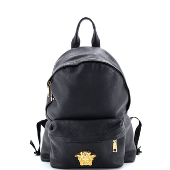 Versace Medusa Zip Backpack Leather Large