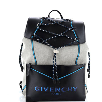 Givenchy Bond Backpack Canvas with Leather Large