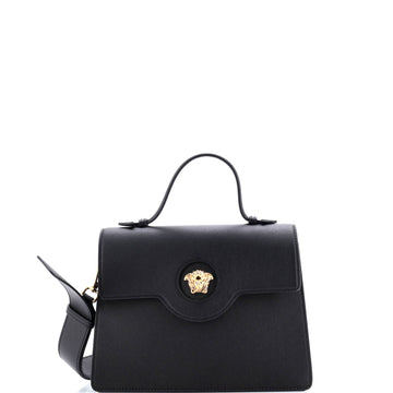 Versace La Medusa Top Handle Tote Bag Leather