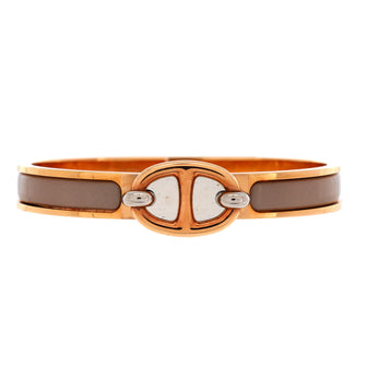 Hermes Mini Clic Chaine d'Ancre Bracelet Metal and Enamel