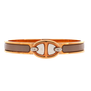 Hermes Mini Clic Chaine d'Ancre Bracelet Metal and Enamel