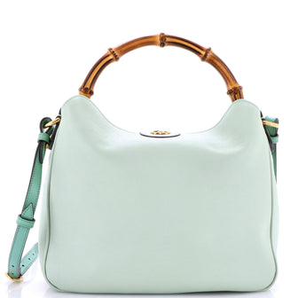 Gucci Diana NM Bamboo Shoulder Bag Leather Medium