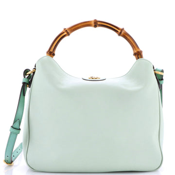 Gucci Diana NM Bamboo Shoulder Bag Leather Medium