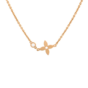 Louis Vuitton Monogram Idylle Necklace 18K Rose Gold with Diamond