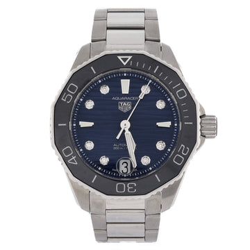Tag Heuer Aqua Racer Professional 300M Automatic Watch Stainless Steel with Ceramic and Diamond Markers 36