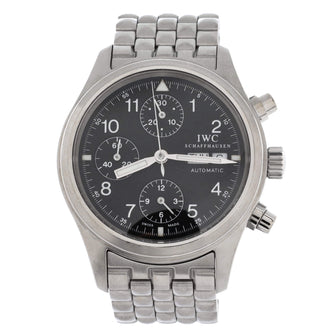 IWC Schaffhausen Pilot Fliegerchronograph Automatic Watch Stainless Steel 39
