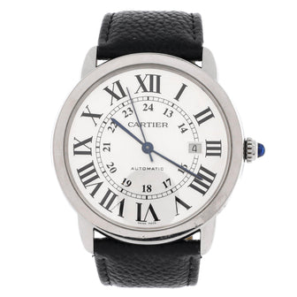 Cartier Ronde Solo de Cartier Automatic Watch Stainless Steel and Leather 42