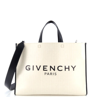 Givenchy G Shopper Tote 4G Coated Canvas Medium