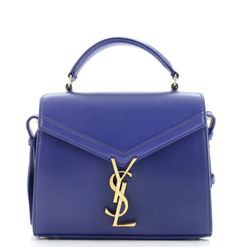 Saint Laurent Cassandra Top Handle Bag Leather Mini
